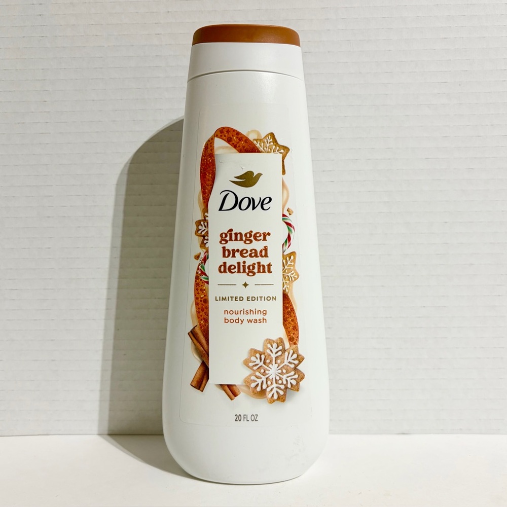 Dove Gingerbread Delight Holiday Body Wash Limited Edition Christmas 20 oz NEW
